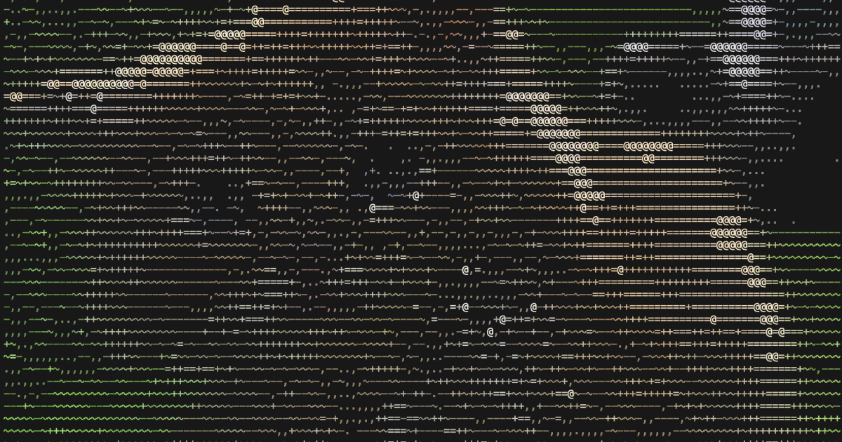 ASCII Art in Rust 🦀